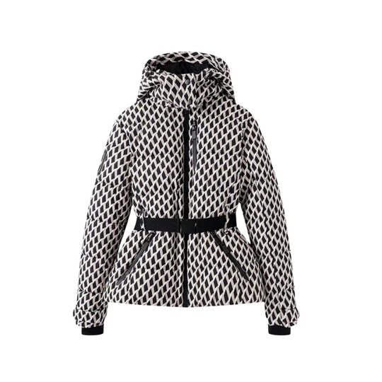 Quilted Belted Puffer Jacket for Women