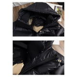 Hooded Longline Puffer Jacket for Women - Image 10