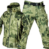 Geacă Softshell în 2 Piese + Pantaloni | Set Costum de Iarnă pentru Bărbați