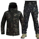 Geacă Softshell în 2 Piese + Pantaloni | Set Costum de Iarnă pentru Bărbați