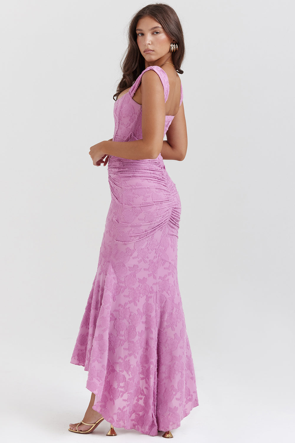 Off-Shoulder Evening Waist Dress for Women