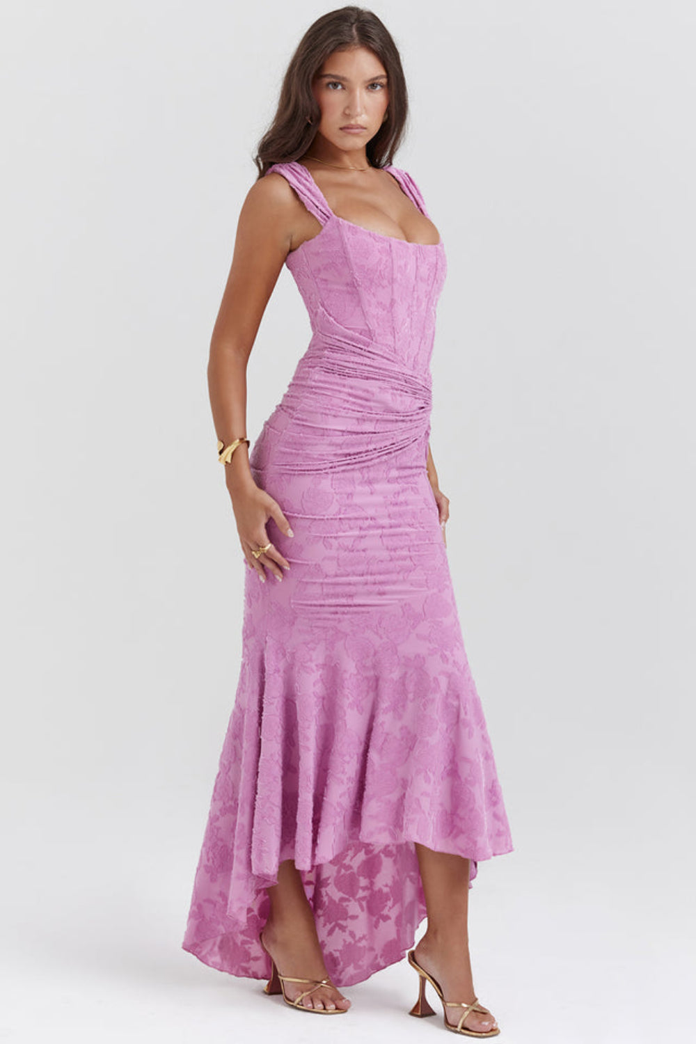 Off-Shoulder Evening Waist Dress for Women