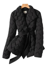Belted Quilted Puffer Coat for Women - Image 6