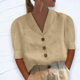 Button-Up Blouse for Women - Image 4