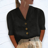 Button-Up Blouse for Women - Image 2