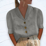 Button-Up Blouse for Women - Image 3