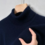 Fitted Turtleneck Sweater for Men - Image 1