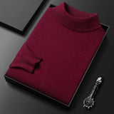 Fitted Turtleneck Sweater for Men - Image 16