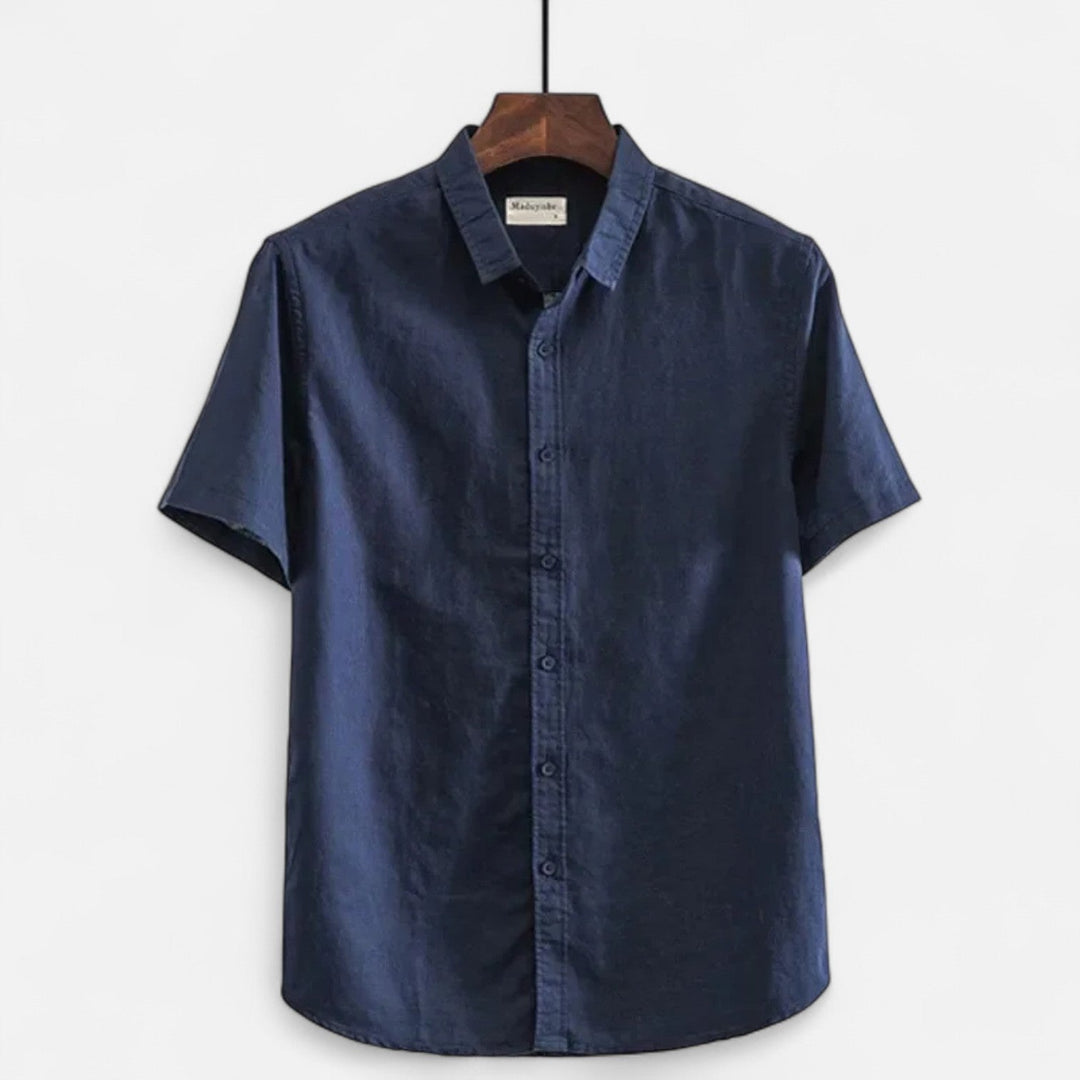 Short-Sleeve Button Shirt for Men