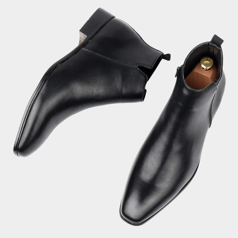 Side Zip Retro Boots for Men