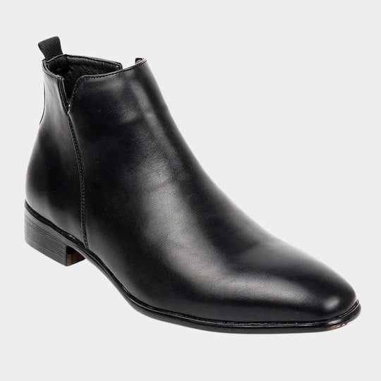 Side Zip Retro Boots for Men