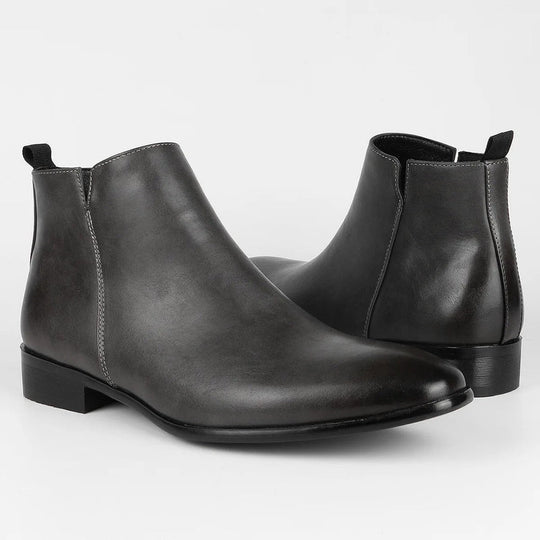 Side Zip Retro Boots for Men