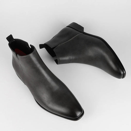Side Zip Retro Boots for Men