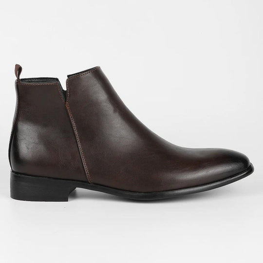 Side Zip Retro Boots for Men