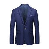 Single-Button Formal Blazer for Men