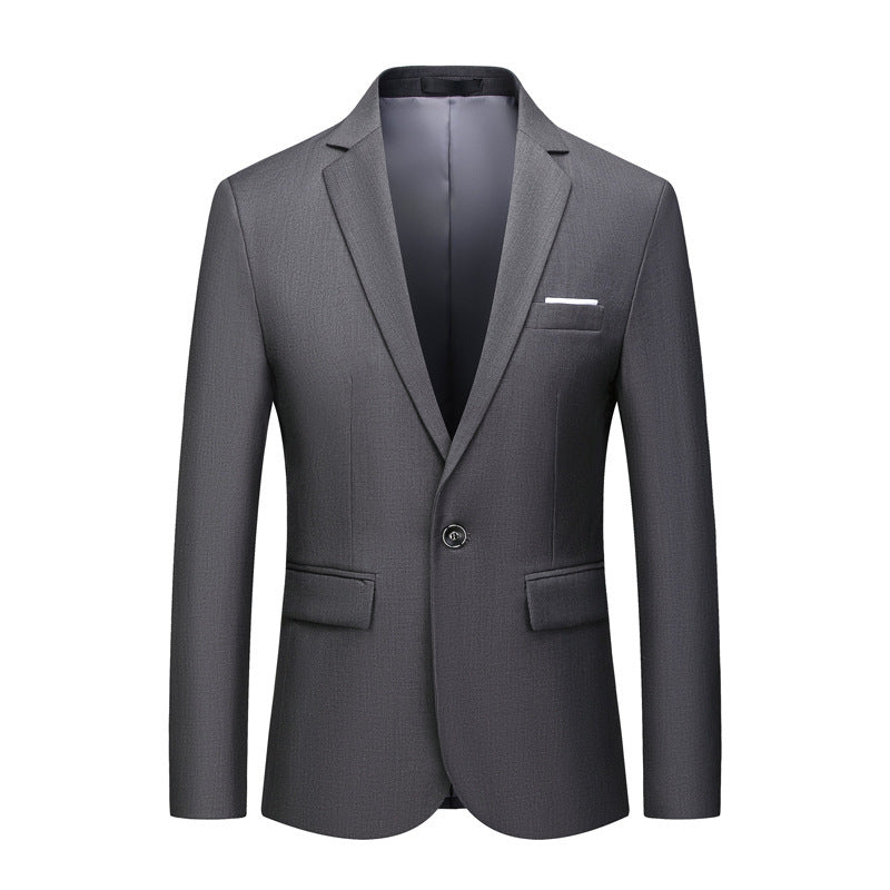 Single-Button Formal Blazer for Men