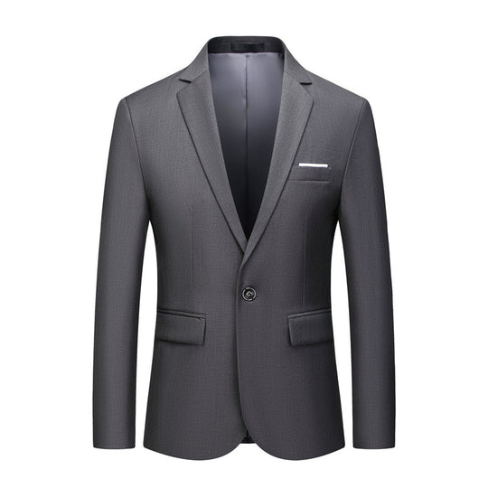Single-Button Formal Blazer for Men