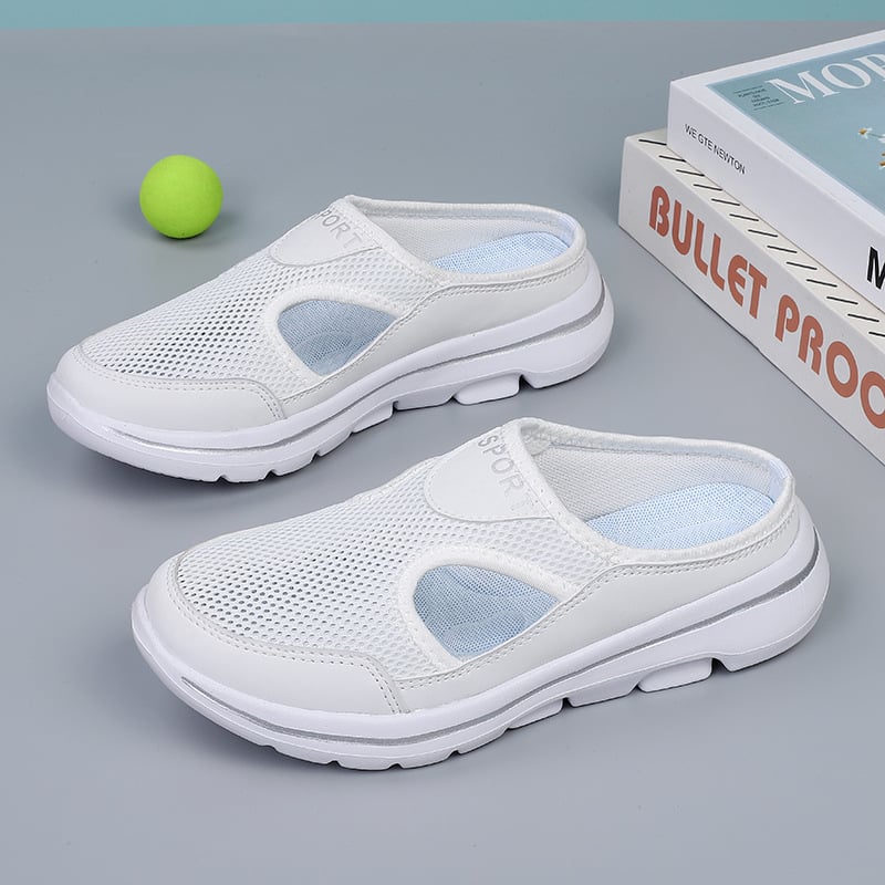 Slip-On Sandals Men – Mesh Upper & Flat Sole