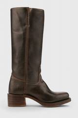 Stacked Heel Knee-High Boots for Women