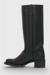 Stacked Heel Knee-High Boots for Women