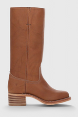 Stacked Heel Knee-High Boots for Women