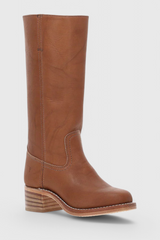 Stacked Heel Knee-High Boots for Women