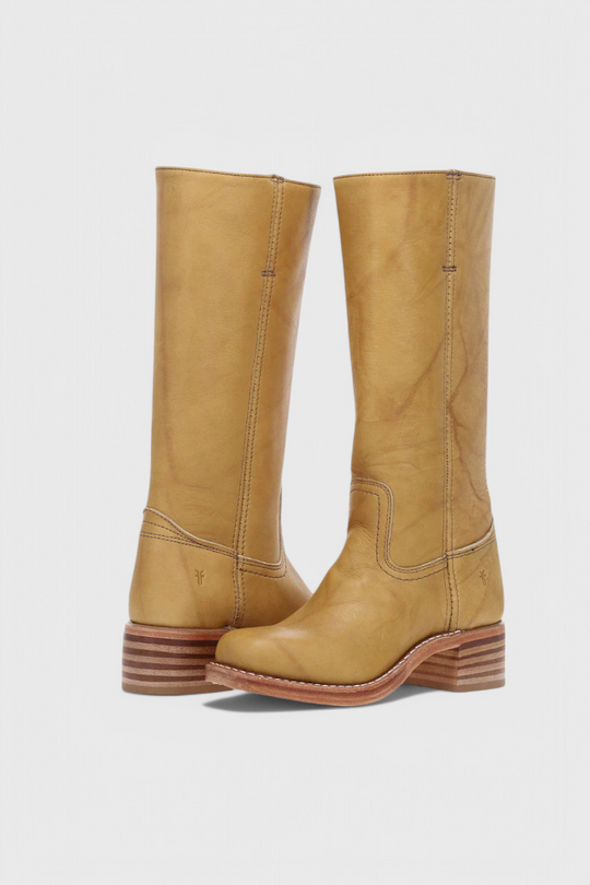 Stacked Heel Knee-High Boots for Women