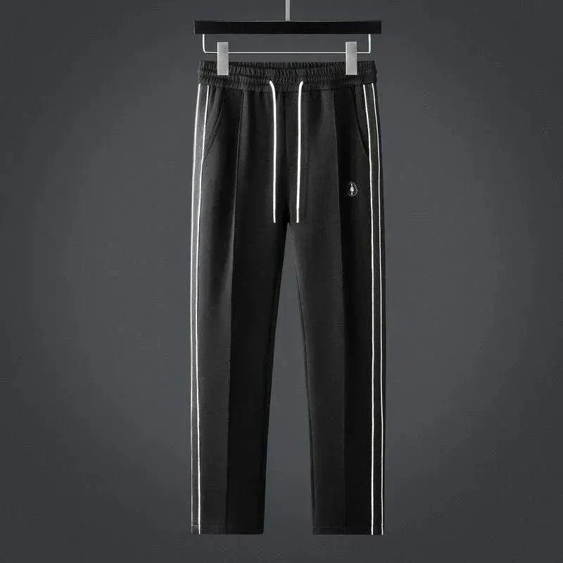 Striped Zip-Up Track Set for Men