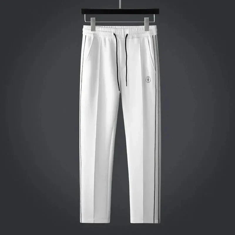 Striped Zip-Up Track Set for Men