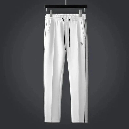 Striped Zip-Up Track Set for Men