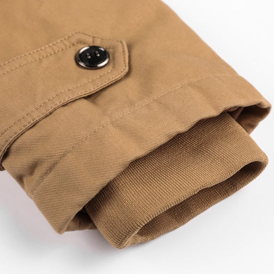 Štruktúrovaná teplá zimná bunda pre mužov