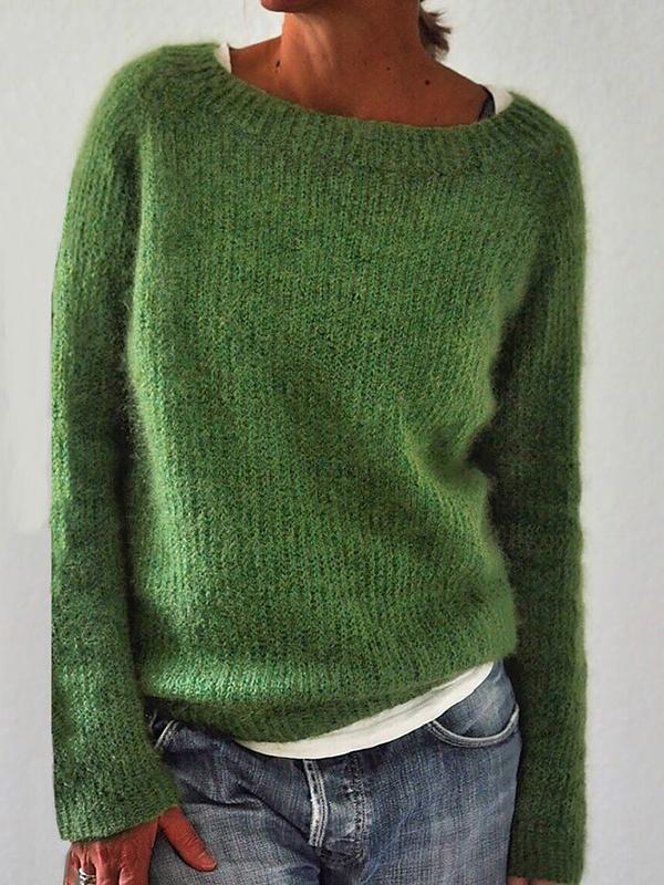 Textured Knit Sweater for Women