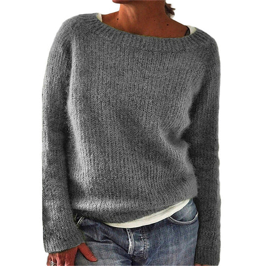 Textured Knit Sweater for Women