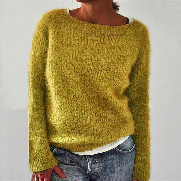 Textured Knit Sweater for Women