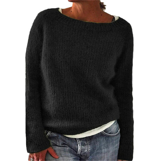 Textured Knit Sweater for Women