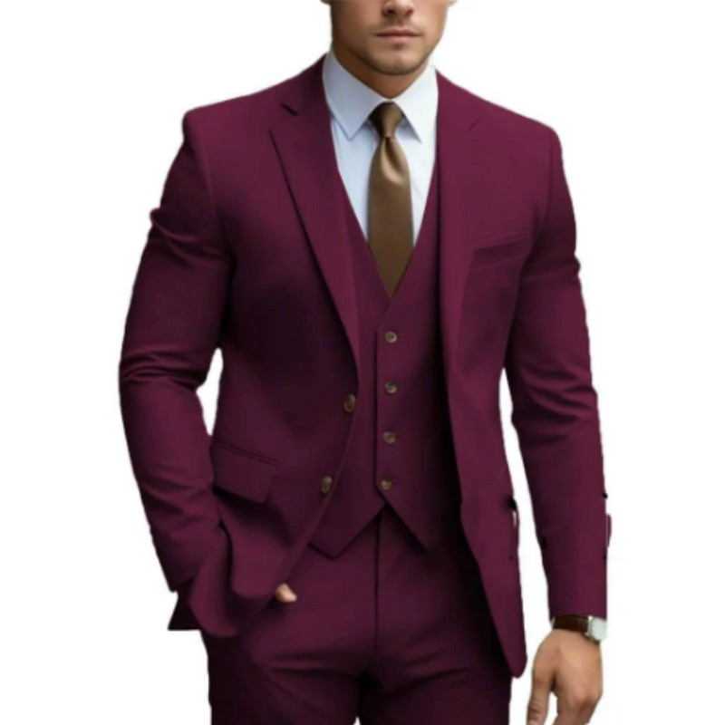 Three-Piece Suit Set for Men