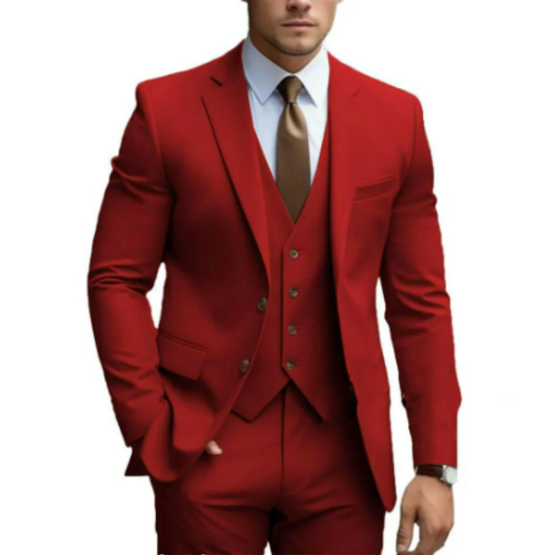 Three-Piece Suit Set for Men