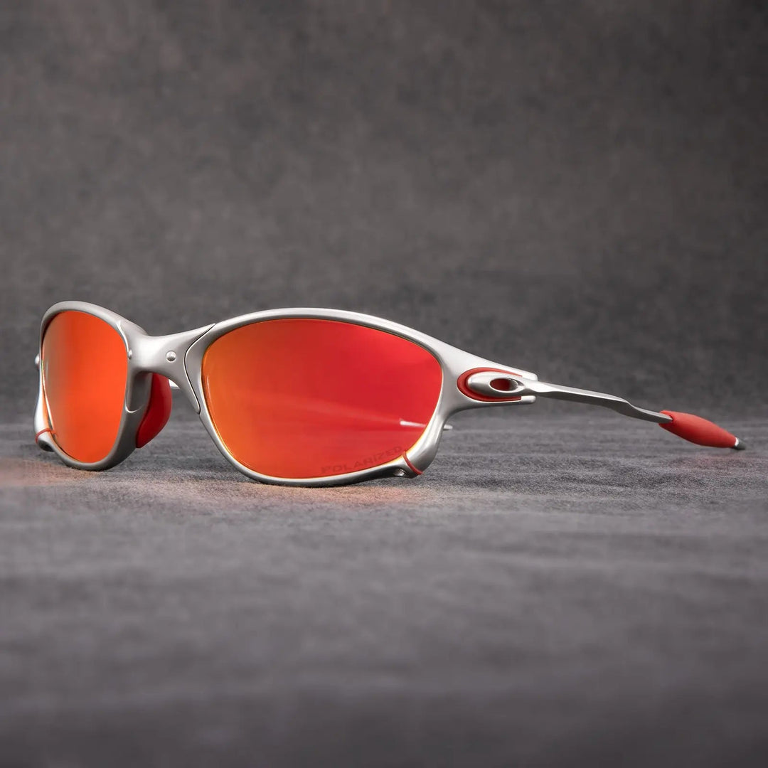 Wraparound Sunglasses Unisex – Curved Mirrored Lens