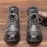 Vintage Boots For Men | Lace-up Shoes
