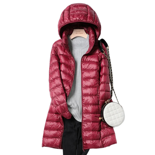 Winter Puffer Coat with Regular Fit for Women