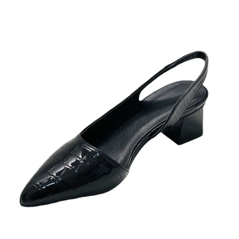 Circane | Women's Orthopedic Crocodile Pumps - Comfort and Style