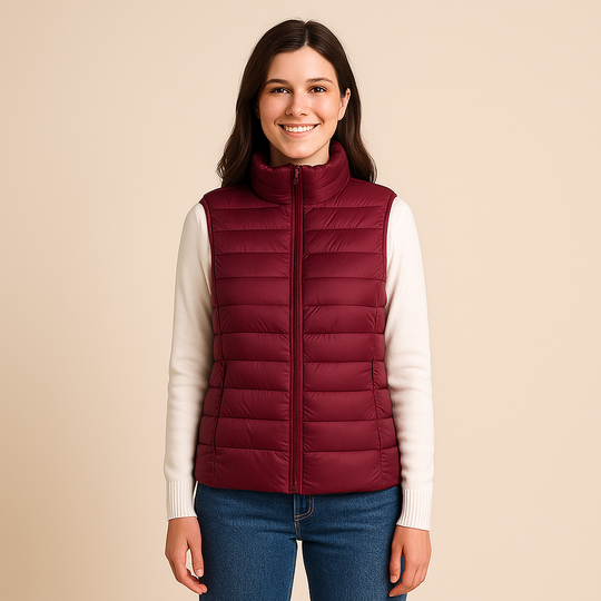 Quilted Vest for Women – Structured Surface & Sleeveless Cut