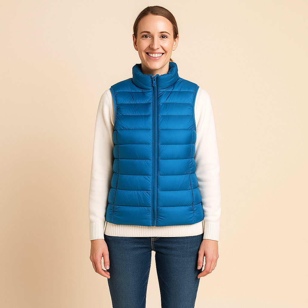Quilted Vest for Women – Structured Surface & Sleeveless Cut