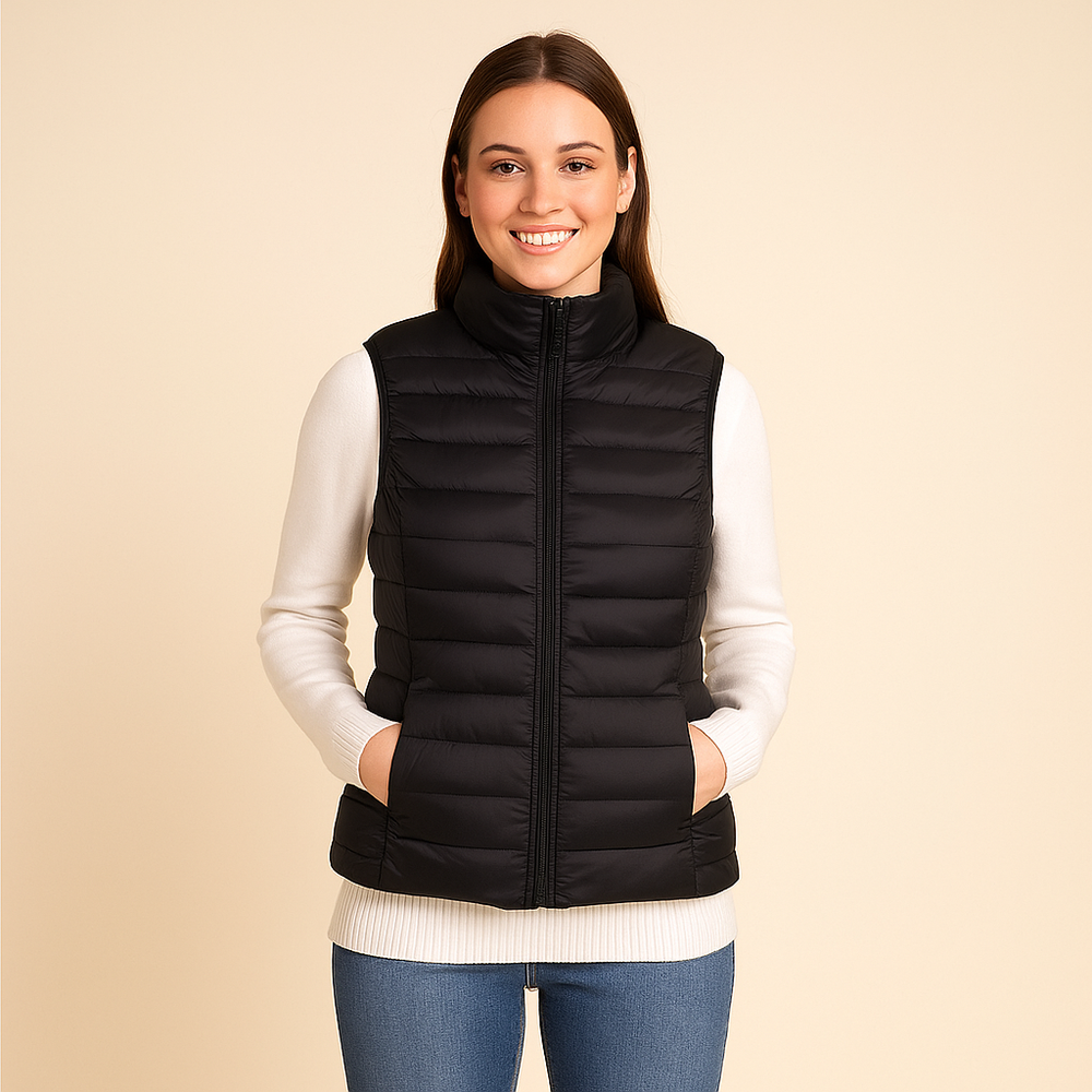 Quilted Vest for Women – Structured Surface & Sleeveless Cut