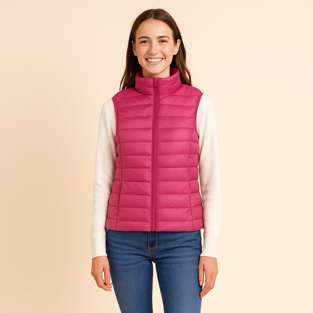 Quilted Vest for Women – Structured Surface & Sleeveless Cut