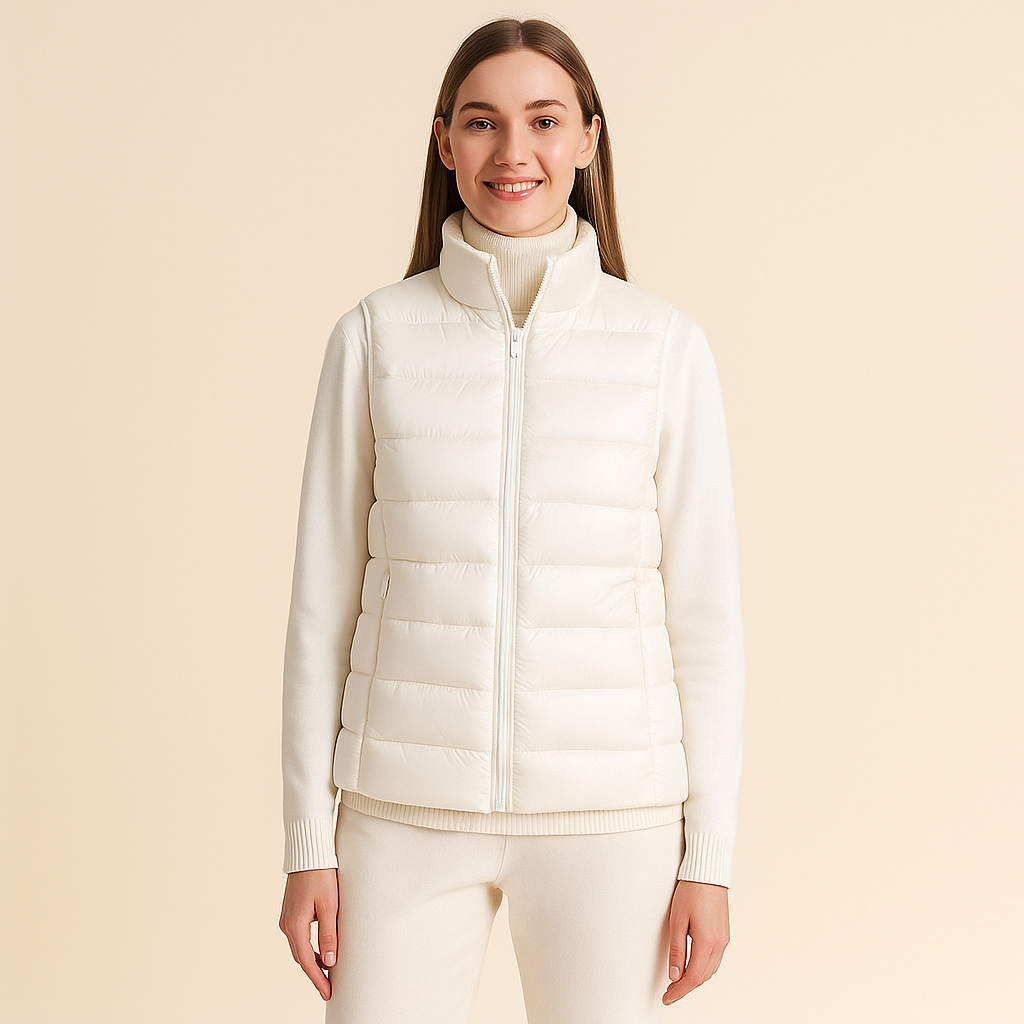 Quilted Vest for Women – Structured Surface & Sleeveless Cut