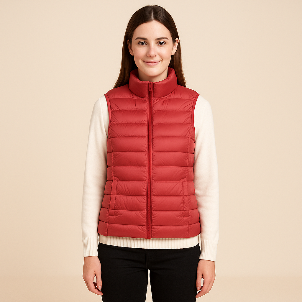 Quilted Vest for Women – Structured Surface & Sleeveless Cut