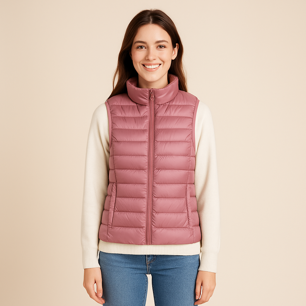 Quilted Vest for Women – Structured Surface & Sleeveless Cut