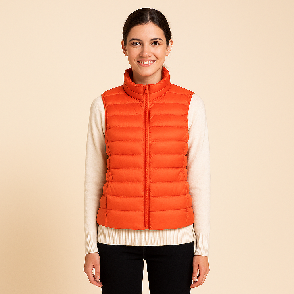 Quilted Vest for Women – Structured Surface & Sleeveless Cut