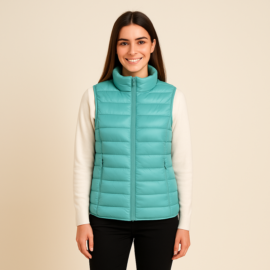 Quilted Vest for Women – Structured Surface & Sleeveless Cut